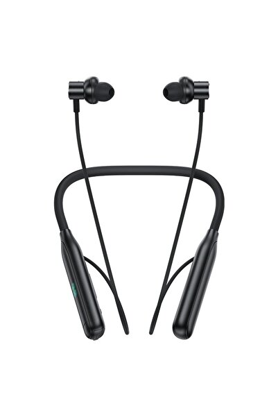 OEM Wireless Behind-the-Head Neckband Headphones IPX4 LED Display C32 Alloy - Intense Dark