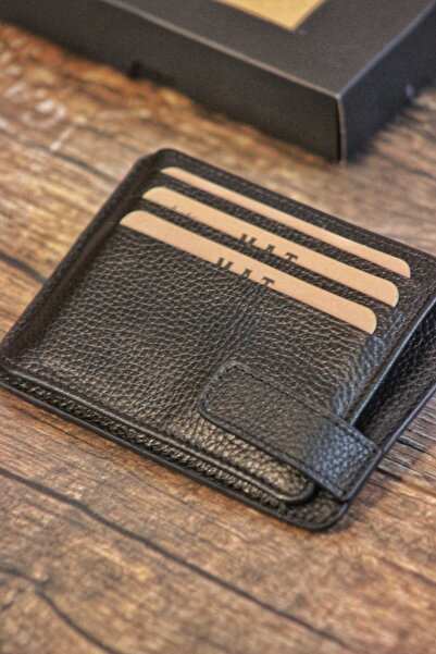 MAT CRAFT Genuine Leather Magnetic Wallet & Card Holder |   Lightweight & Thin & Functional |   Bowl with Eyes |   Gift Boxed