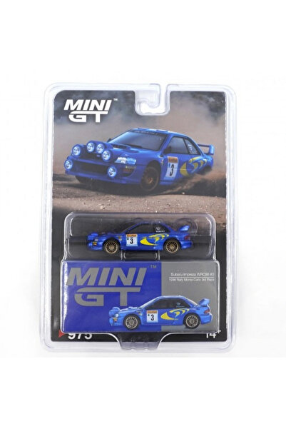 TOYFEST Mini Gt 1/64 Subaru Impreza Wrc98 1998 Rally Monte Carlo