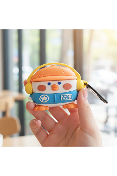 CaseOnn حافظة Apple AirPods Pro من الجيل الثاني مع شخصية Lcky Duck