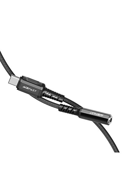 Lito Type-C to 3.5mm Female Audio Interface, Hi-Fi, DAC Digital Decoding, 0.18m, R79, Deep Dark