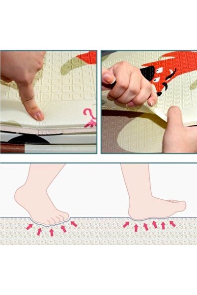 Danex Thermal Double-Sided Children's Playmat — Animal World & Sea Journey, Foam, Waterproof, Non-slip,