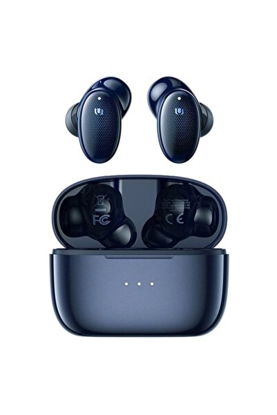 OEM Wireless Stereo Headphones BT 5.2 C48 Hard Plastic Blue