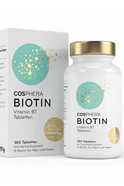 Cosphera البيوتين بجرعة عالية 10 ملغ، 365 كبسولة