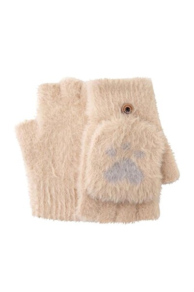 Danex Mănuși de damă, 17 cm, S59, material textil, culoare cafea