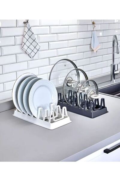 Saint Belisama Concept Pot Lid Organizer 6 Compartments Pot Lid Dish Organizer