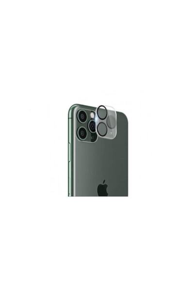 SOHO Tempered Glass Camera Lens Protector for iPhone 11 — Transparent/Black