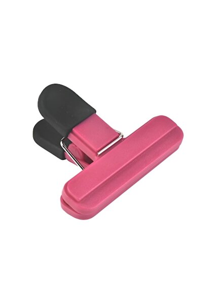 Danex Clemă multifuncțională pentru etanșarea pungilor, din plastic, menține alimentele proaspete, 7x6,5 cm, roz