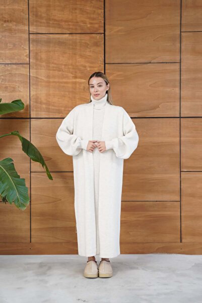 REDMİNA fashion Winter Elegance: Knitwear Dress and Cardigan Set