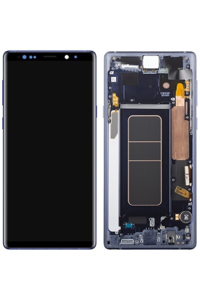 Samsung Galaxy Note9 (N960) Touchscreen Display with Frame - Blue (Service Pack GH97-22269B)