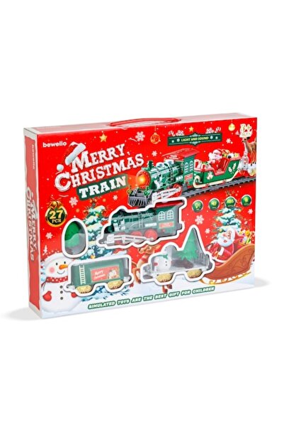 LIGHT AND SOUND Christmas train for tree - with music, lights