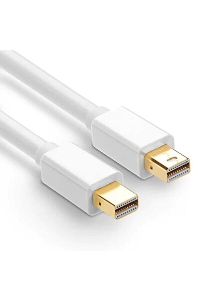 Bibilel Mini DisplayPort male-to-male extension cable, Thunderbolt 2, 4K 60Hz, Mirror Mode, White