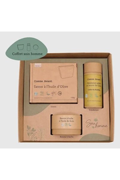 Comme Avant Solid Cosmetics Set for Men - , Vegan, Packaging