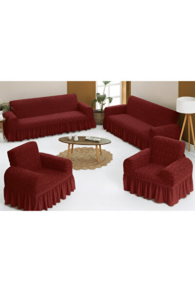 ELHAS Model șal jacquard Fotoliu, Canapea, Husă pentru canapea extensibilă, L...