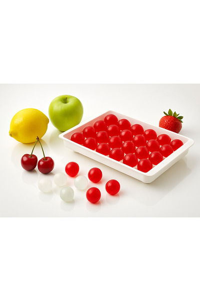 Saint Belisama Concept Practical 33-Cavity Sphere Ice Mold with Lid, 33-Cavity Round Ice Mold