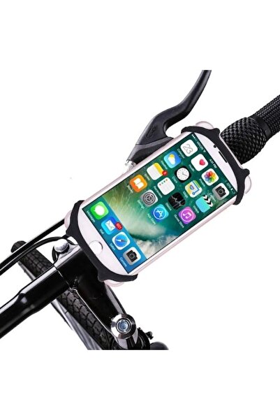 Danex Silicone Phone Mount for Bicycle, Motorcycle, Scooter, 4-7 inch, Black