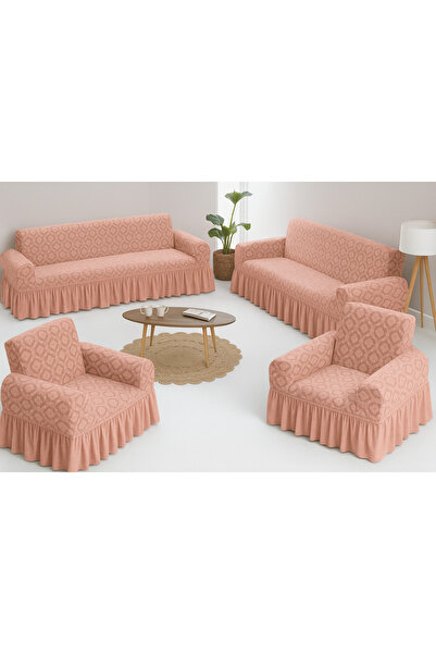 ELHAS Model șal jacquard Fotoliu, Canapea, Husă pentru canapea extensibilă, L...