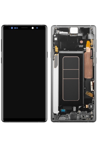 Samsung Galaxy Note 9 N960 Touchscreen Display with Frame - Black (Service Pack GH97-22270A)