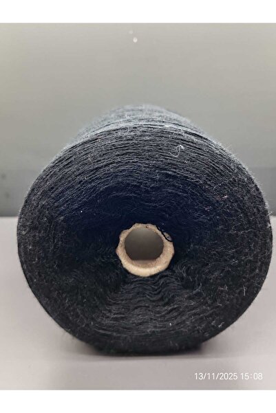 Pİ Yarn siyah %100 Extra Fine Merino ip 300 gr