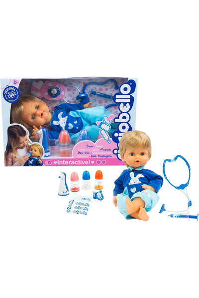 Cicciobello Jucarie Interactiva Bua Bua - Papusa ,, Baietel Blond Bolnavior''...