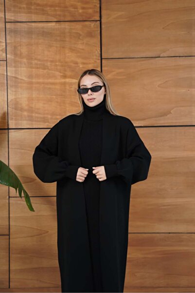 REDMİNA fashion Winter Elegance: Knitwear Dress and Cardigan Set