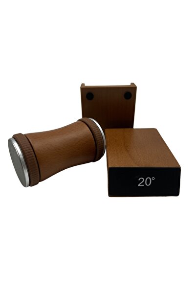 wellco Professional Knife Sharpener with Precise Angles 15° and 20° Made of Solid Wood, Diamond Disc, Premium