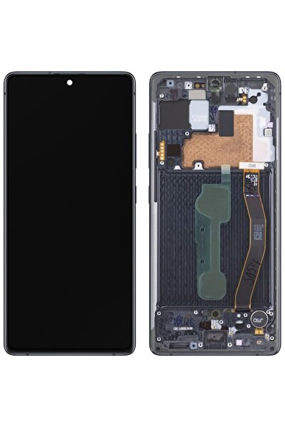 Samsung Galaxy S10 Lite G770 Display with Touchscreen and Frame, Black, Servi...