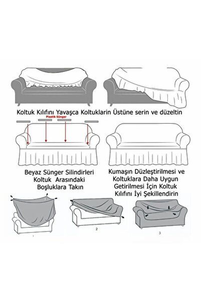 ELHAS Jakarlı 3 kişilik koltuk örtüsü.Şal Desen lastikli, esnek,yıkanabilir koltuk, kanepe, çekyat kılıfı.
