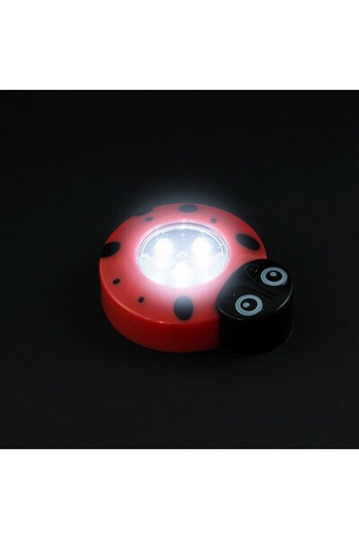 Evia Decorative Night Light with Button, Ladybug Model EV1136