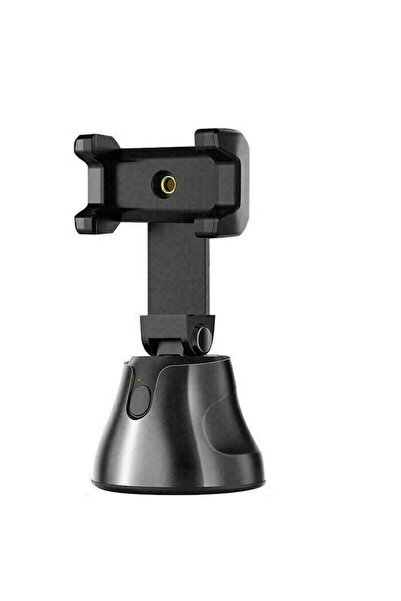 Bibilel Smart Camera Phone Holder, 360° Rotation, Face Tracking (Black)