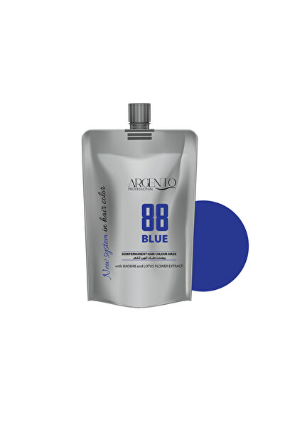 Argento Pro Semi-Permanent Hair Color Mask Blue 88, 200 ml
