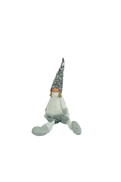 Danex Christmas Angel Ornament, Danex, White/Gray, Textile, 58 cm