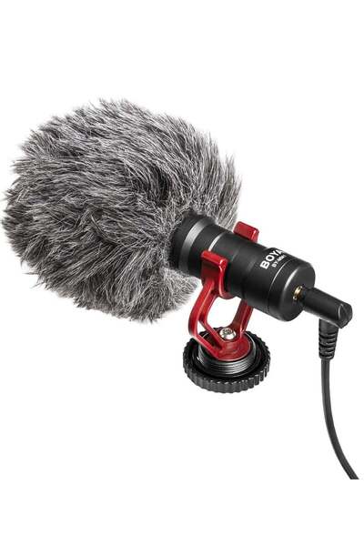 BOYA ميكروفون فيديو BY-MM1 Shotgun للهواتف الذكية/الكاميرات