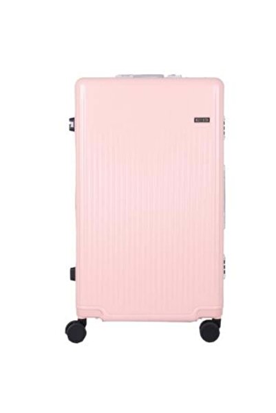 Salon System حقيبة سفر كبيرة باللون الوردي -