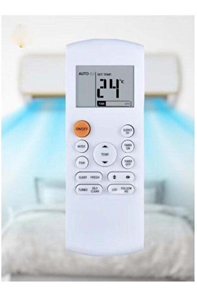 Midea Replacement Wearproof Remote Control for RG57B/BGE RG57A4/BGEF RG57A7/BGEF