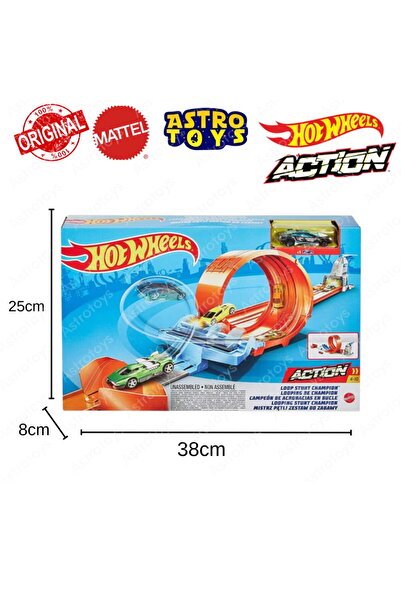 mattel Hot Wheels Action Dragstrip High Speed ​​Drift Circuit, Hot Wheels Loop Stunt Launcher Track
