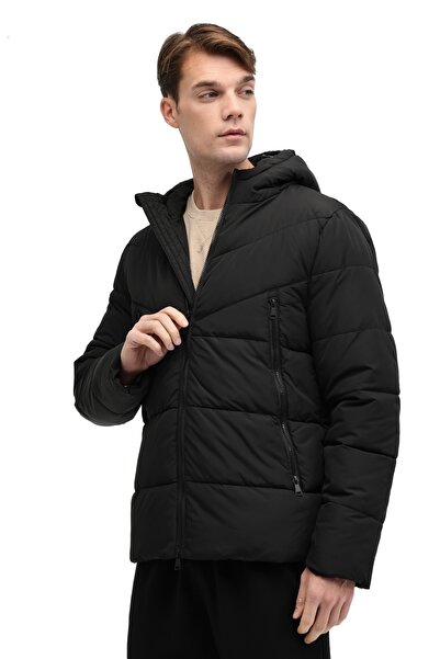 Kinetix Ml Block Coat 5Pr Black Men's Short Coat