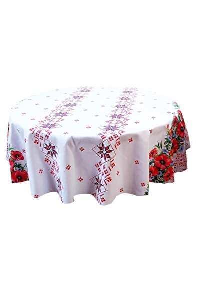 Mcf round tablecloth 100% cotton, diameter 150 cm