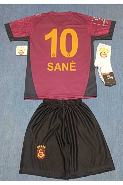 Forma G'âlatâ.sarây- 2025.2026 BORDO ÇOCUK 4.LÜ SET FUTBOL Forması L.'sAn'e' ...