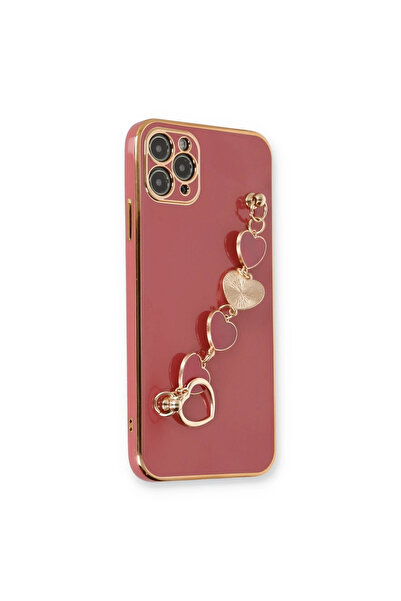 eco port جراب آيفون 11 برو ماكس سيليكون إيسيلا - أحمر