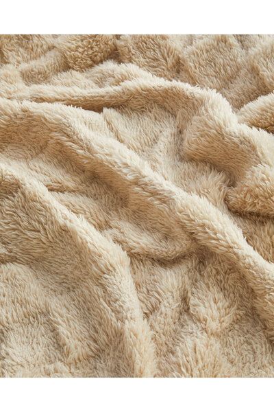 English Home Fancy Square Koltuk Şalı 120x160 cm Bej