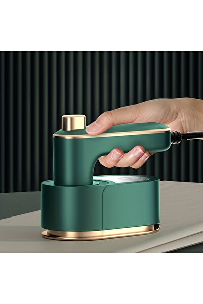 Generic Portable Mini Steam Iron with Rapid Heating, Foldable & Rotatable, Anti-Slip Handle, British Plug