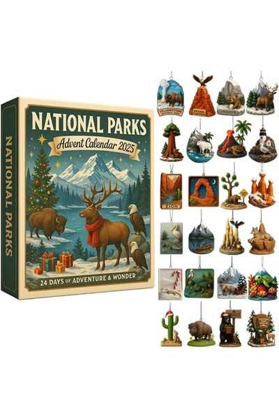 OEM Christmas Day Blind Box - National Park Deer -26 * 18 * 3cm