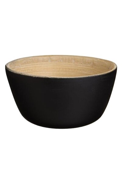 AVA Bamboo Serving Bowl, Black Exterior, 300 ml