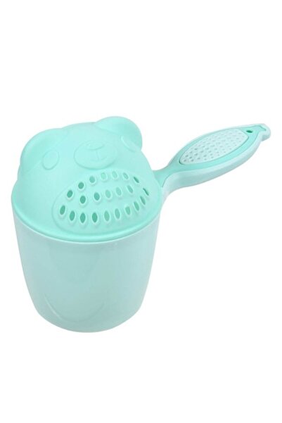 AVA Cană de clătire și spălare pentru bebeluși, ursuleț, verde mentă
