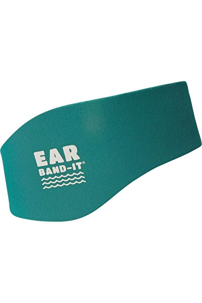 Ear Band-It عصابة رأس السباحة الأصلية من إيرفوليوشن، لون أزرق مخضر، صغيرة