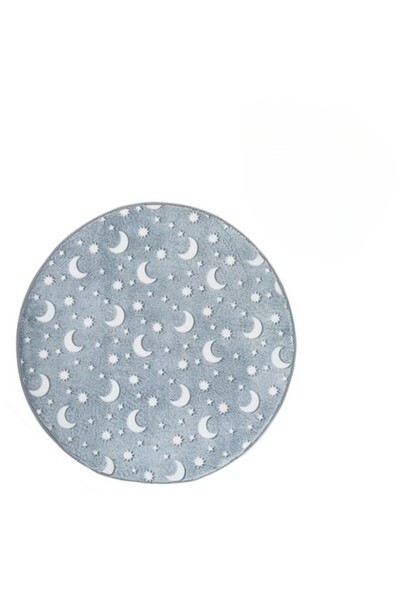 OEM Covor decorativ, gri cu stele fluorescente, 80cm