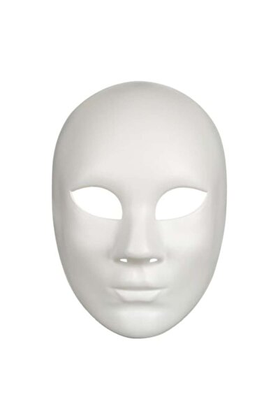 AVA Mască de petrecere integrală, albă