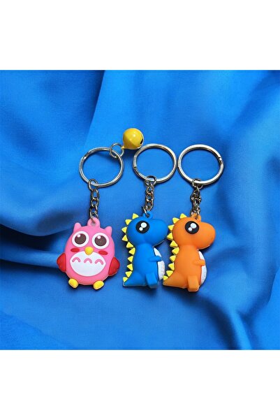 Store Owl Dinosaur Keychain Set