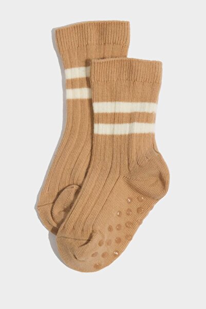 DeFacto Baby Boy Stitch-Free Pack Cotton Long Socks G5355A5Ns